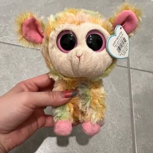 Blossom the sheep beanie baby